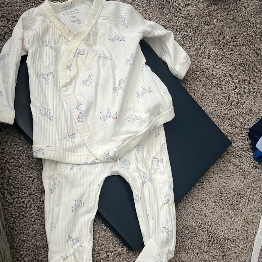 Cozy White Kids Pajamas